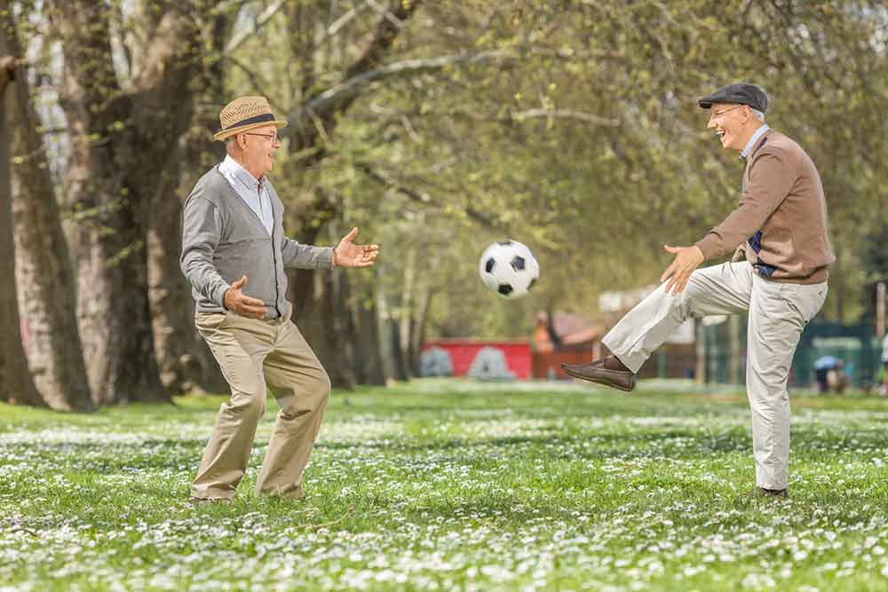 Men Playing Football