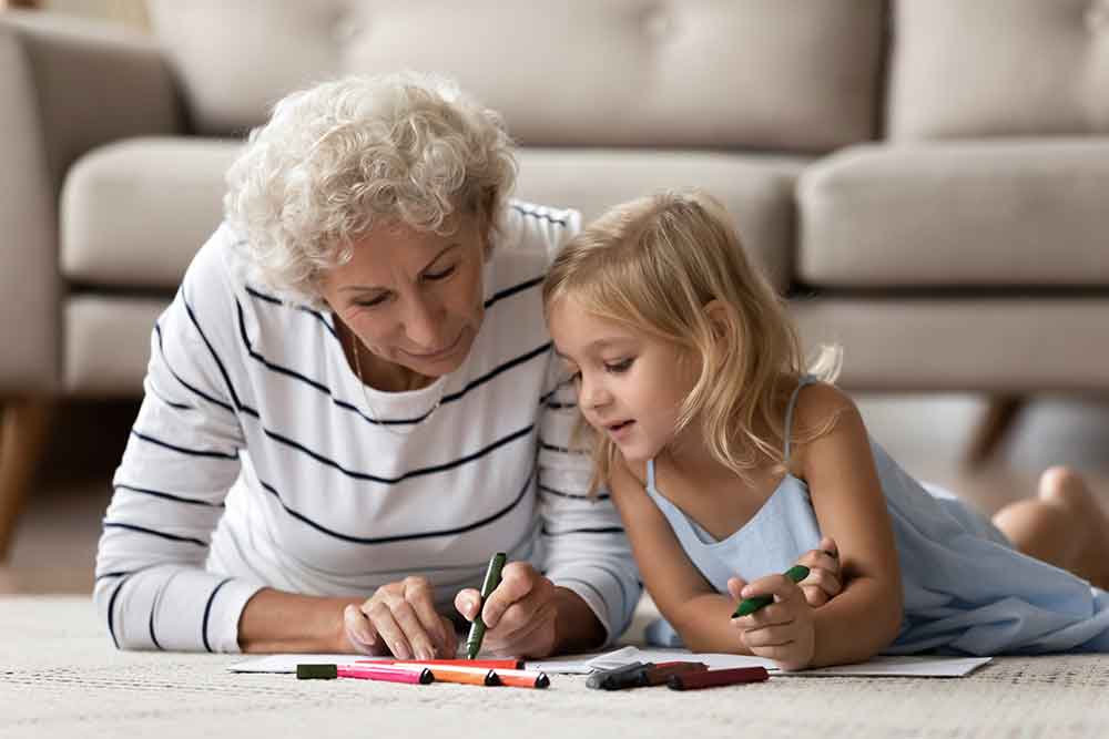 Grandmother With Granddaughter