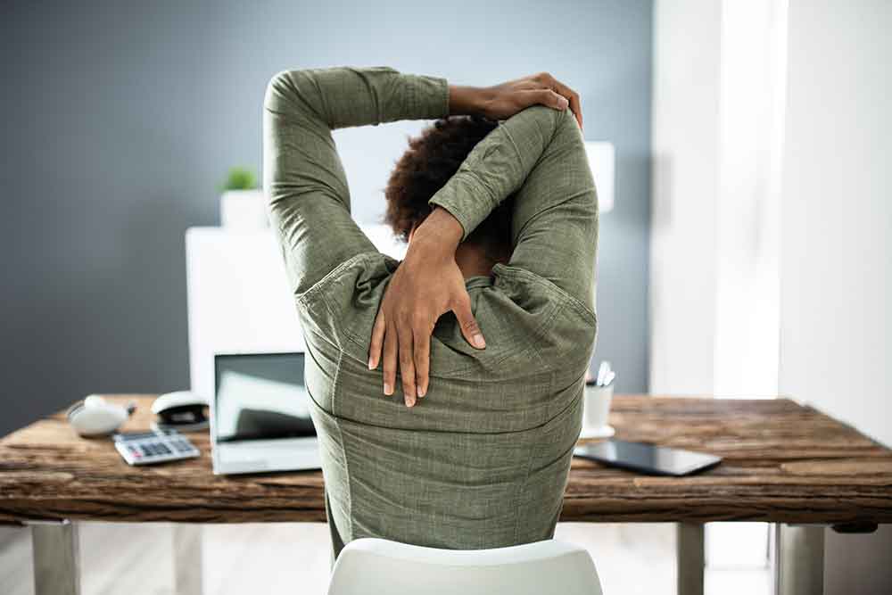 Woman Stretching